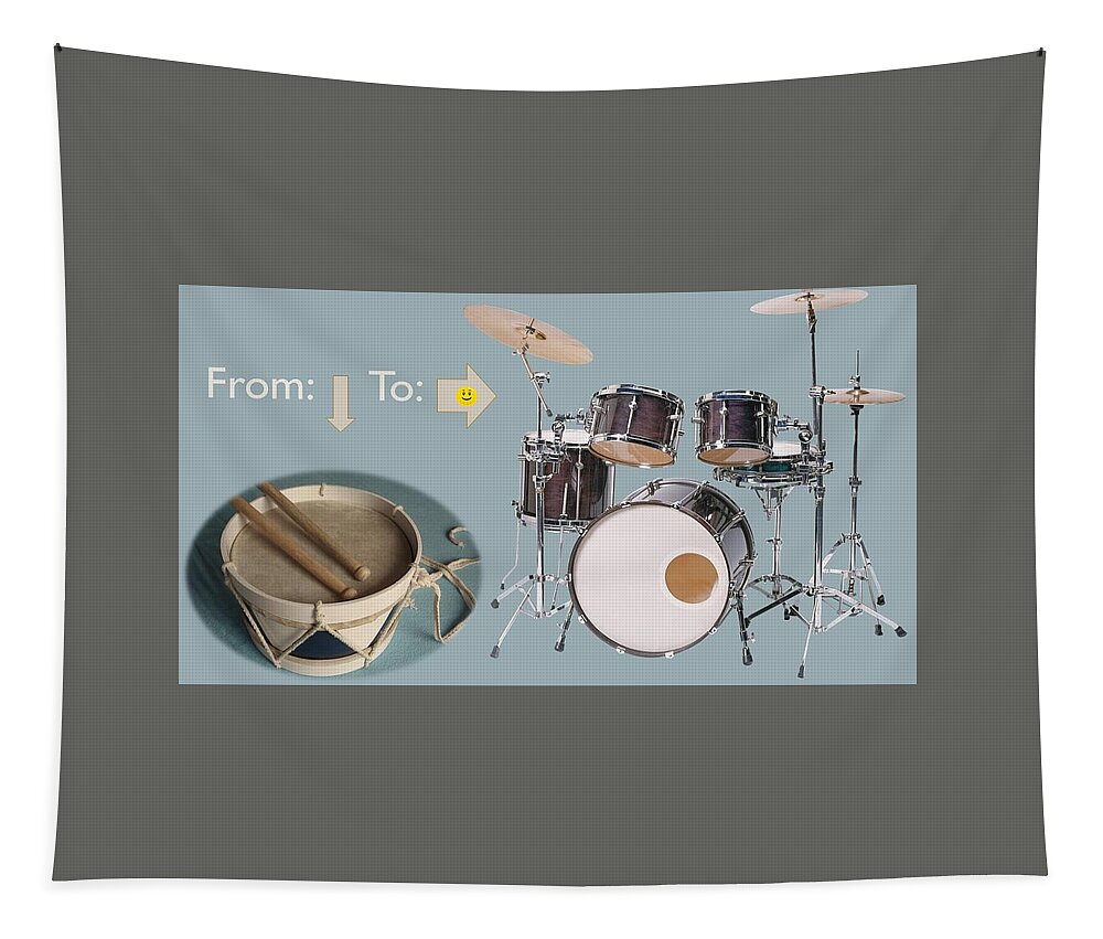 Drums Tapestry featuring the photograph Drums From This To This by Nancy Ayanna Wyatt