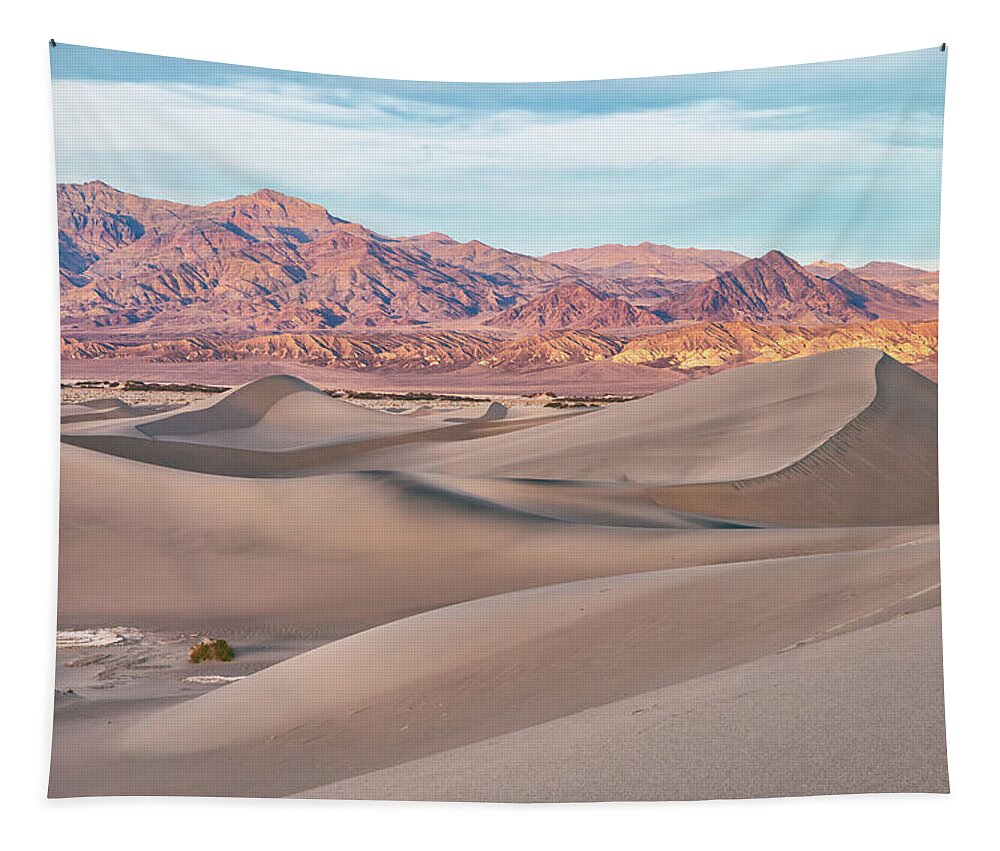 Death Valley National Park Tapestry featuring the photograph Desert Monuments by Jonathan Nguyen