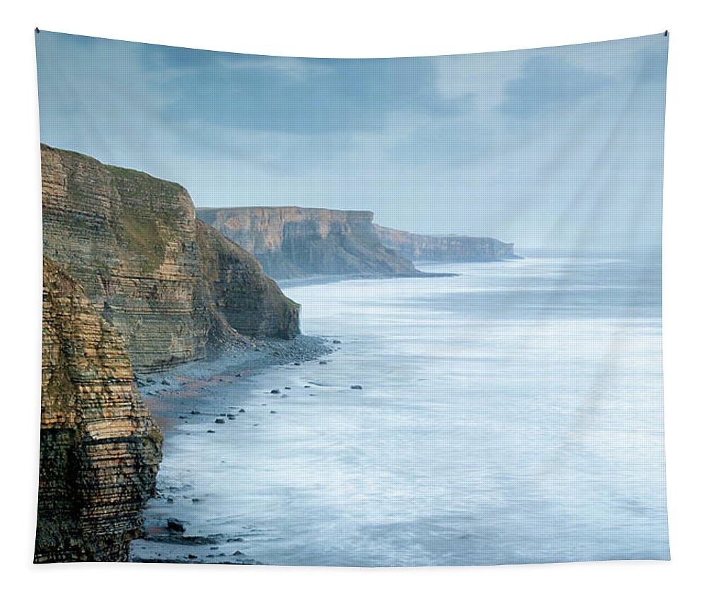Dunraven Tapestry featuring the photograph Dunraven Mist by Richard Downs