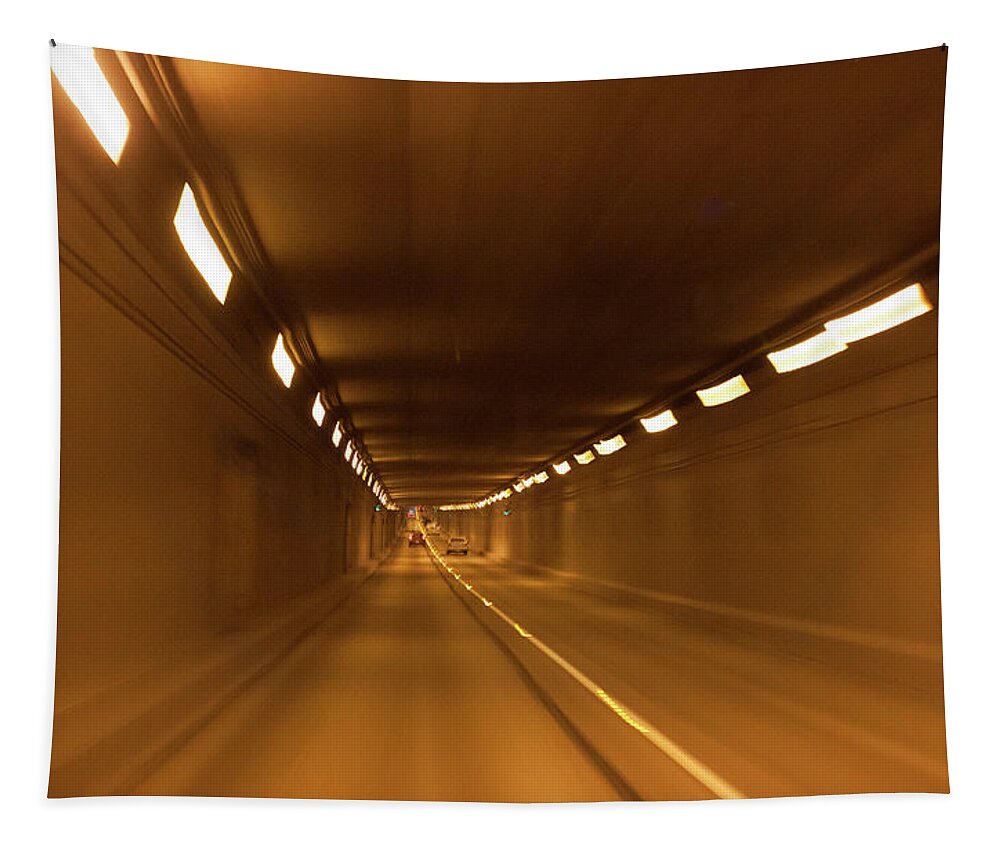 Massey Tapestry featuring the photograph dv8 Tunnel by Jim Whitley