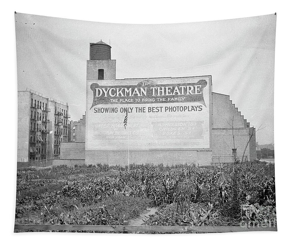 Inwood Tapestry featuring the photograph Dyckman Theater by Cole Thompson