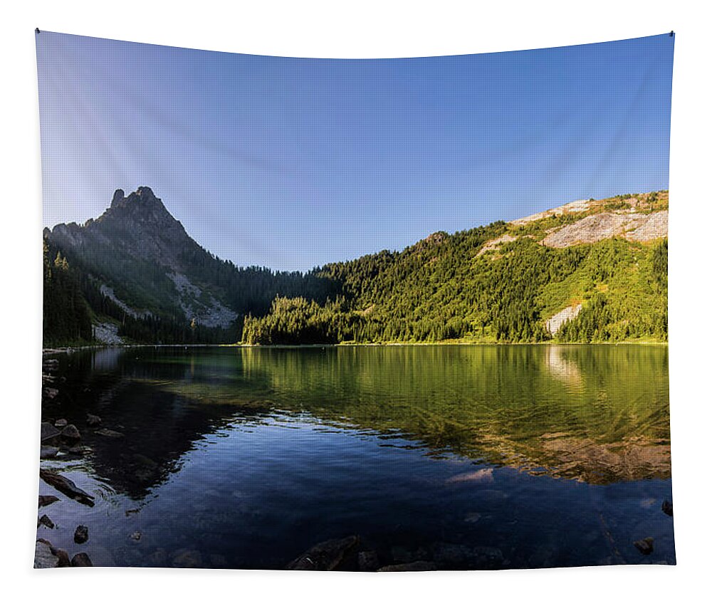 Lake Reflection Tapestry featuring the photograph Eagle Lake by Pelo Blanco Photo