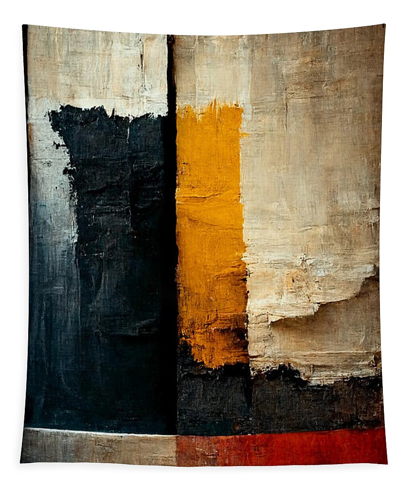 Design Tapestry featuring the painting earth colors by Mark Rothko and Franz Kline 16124dae 4476 4741 bf4e 611551442cec by MotionAge Designs