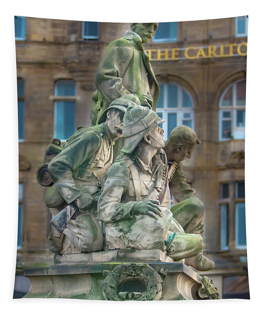 War Tapestry featuring the digital art Edinburgh by SnapHappy Photos