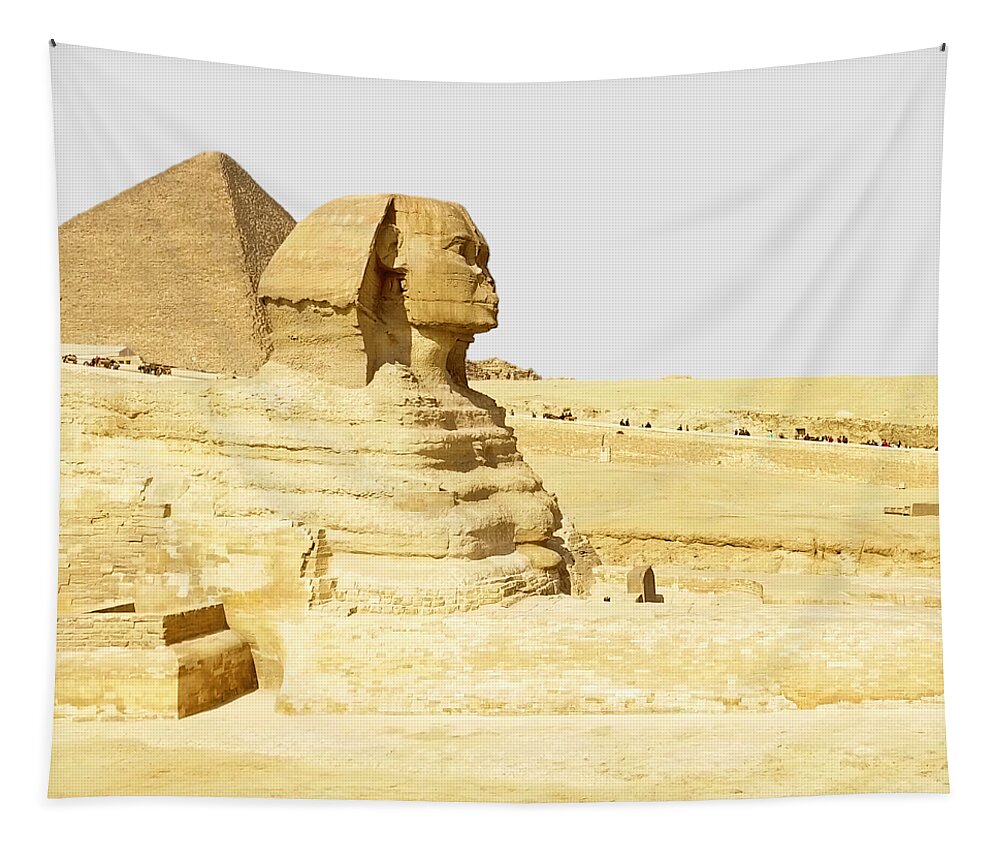 Pyramid Tapestry featuring the photograph Egypt Stones by Munir Alawi