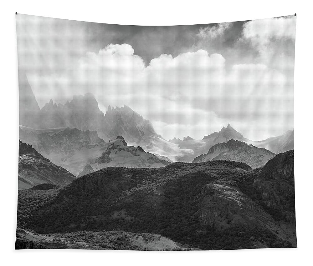 Mountains Tapestry featuring the photograph El Chaoten by Ryan Weddle