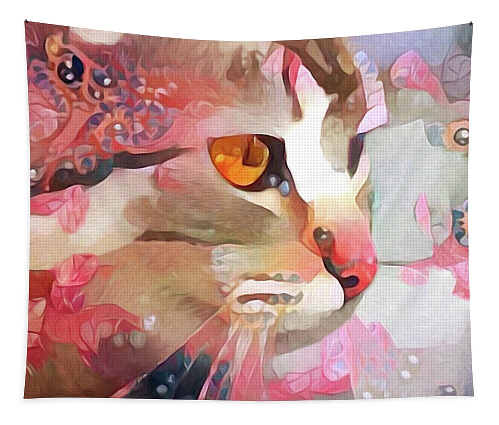 Electra Tapestry featuring the pastel Electra by Susan Maxwell Schmidt