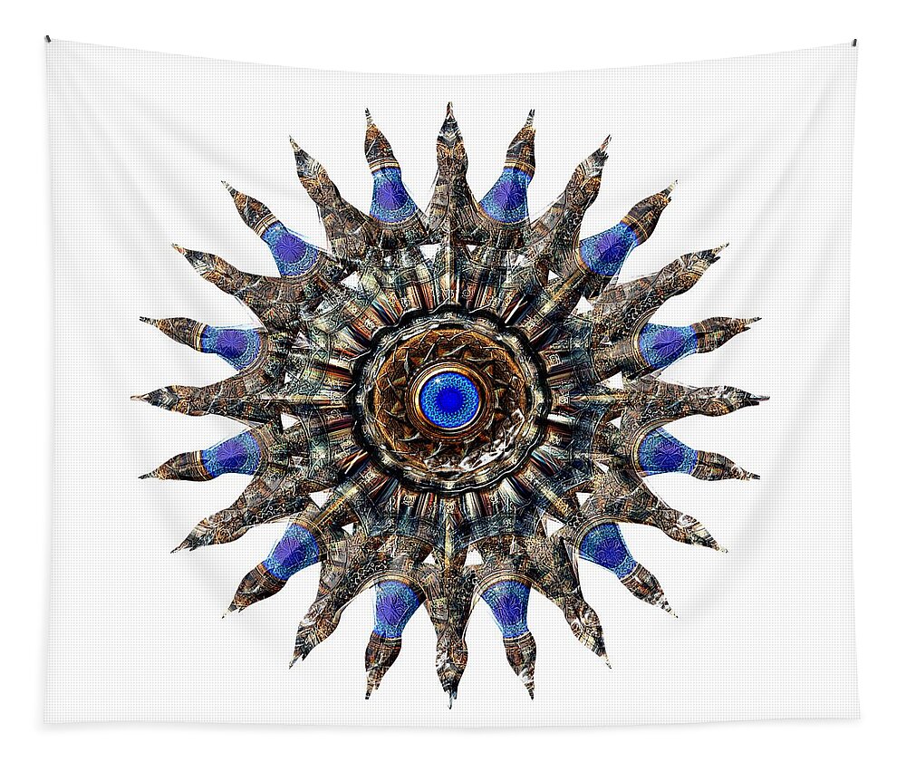 Star Tapestry featuring the digital art Electric Eye by David Manlove