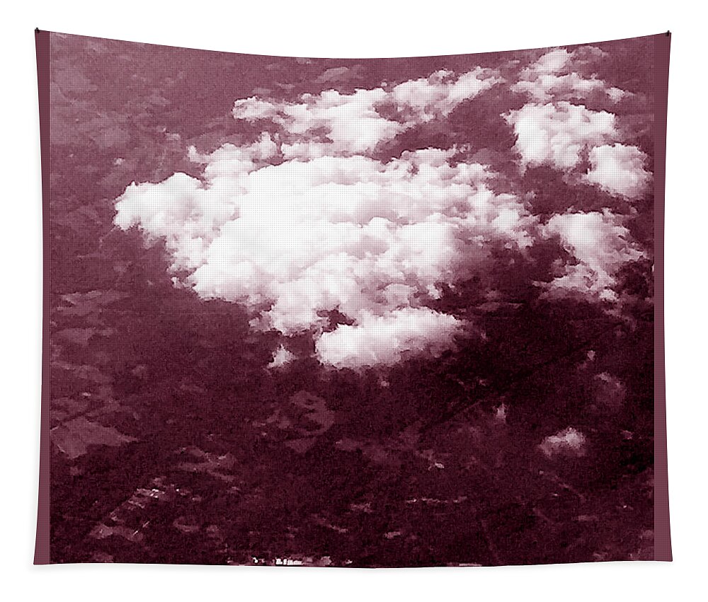 Calm Loliop Clouds Tapestry featuring the painting Enchatoo by Trevor A Smith