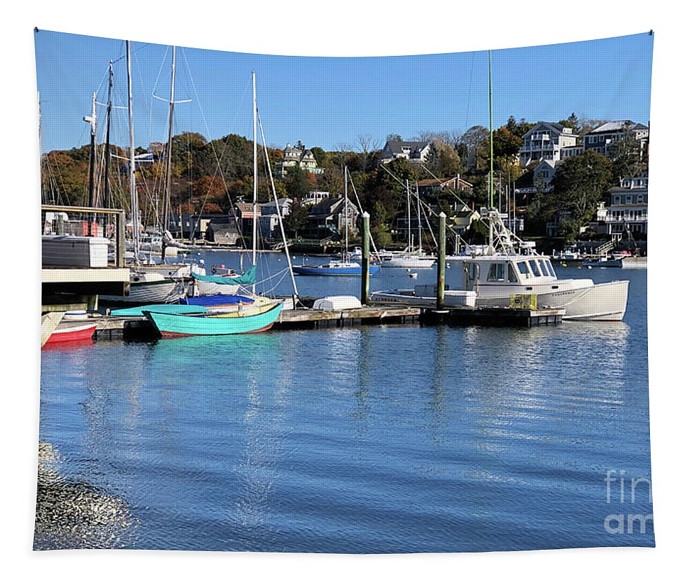 Endurance Rockport Massachusetts Tapestry featuring the photograph Endurance Rockport Massachusetts by Michelle Constantine
