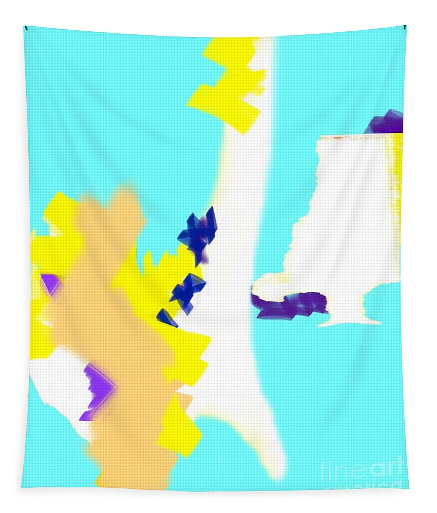 Abstract Art Tapestry featuring the digital art Even the Memory by Jeremiah Ray