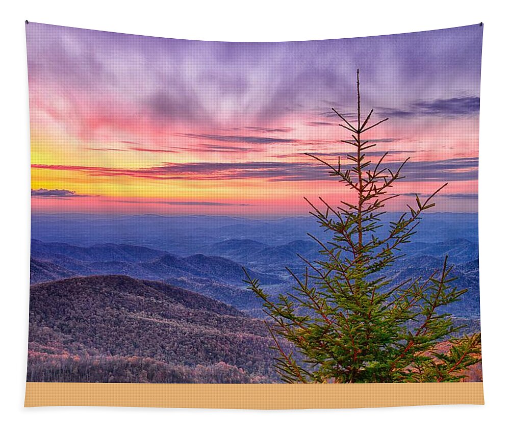 Sunset Tapestry featuring the photograph Evening Glow by Blaine Owens