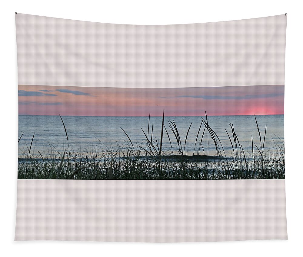 Sunset Tapestry featuring the photograph Evening Light Wide by Ann Horn