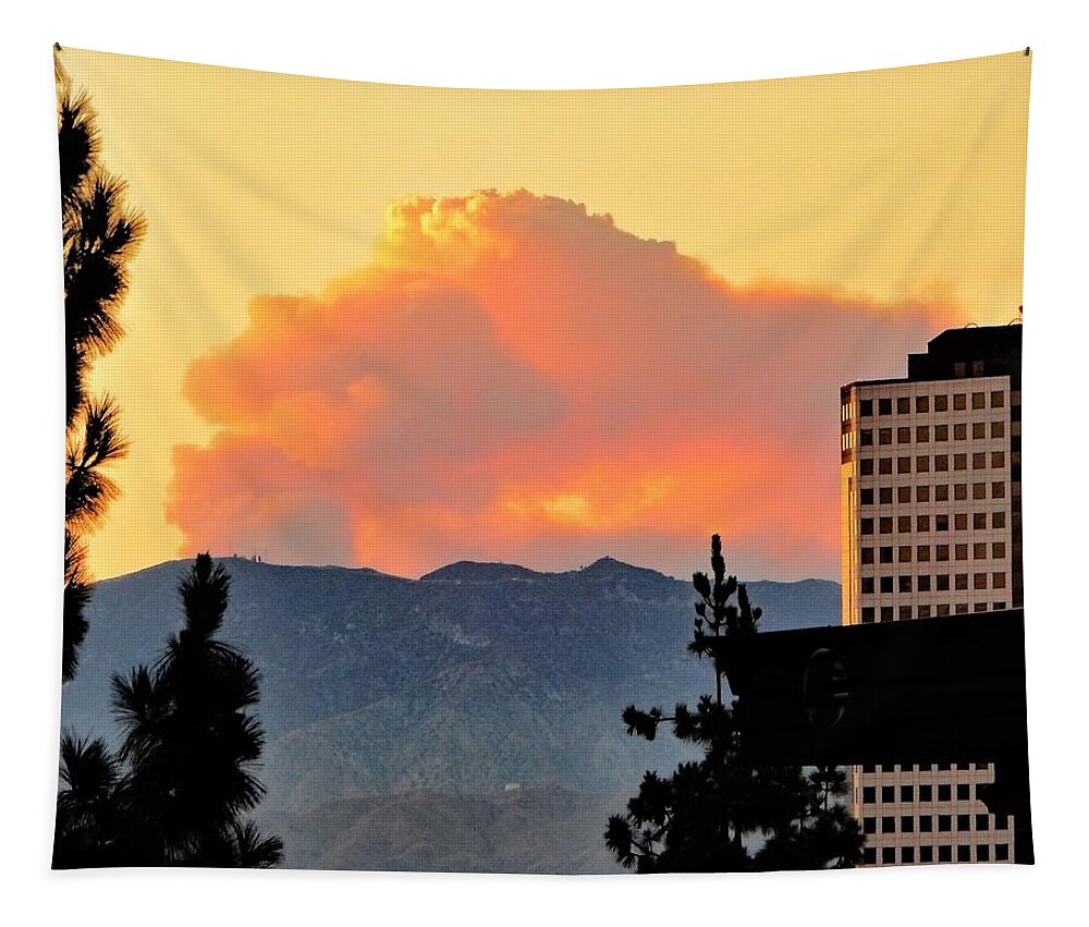 Mountains Tapestry featuring the photograph Evening Mountains by Andrew Lawrence