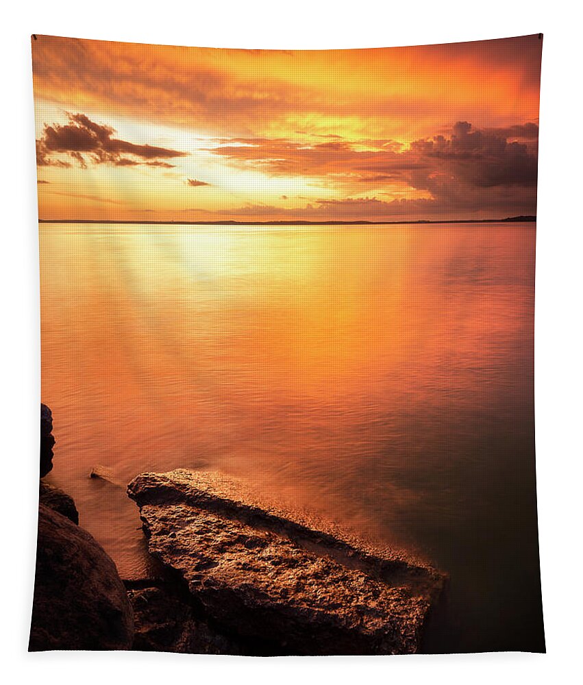 Sunset Tapestry featuring the photograph Evening Splendor by Nate Brack