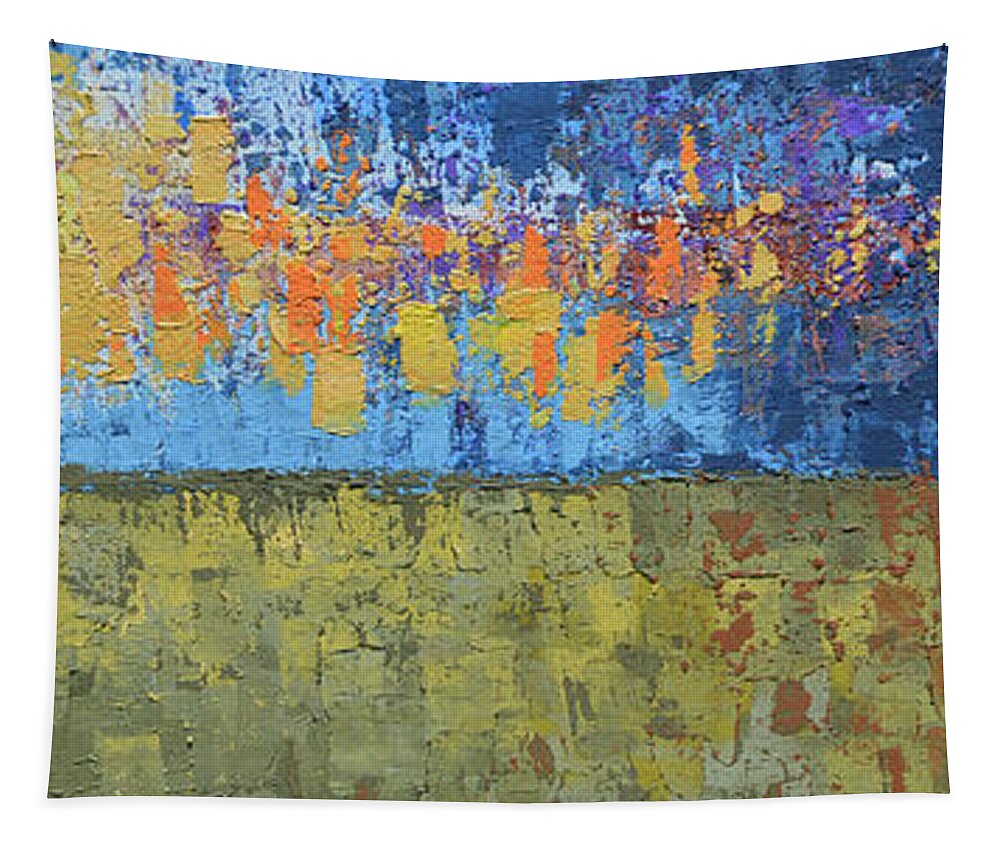  Tapestry featuring the painting Every Day by Linda Bailey