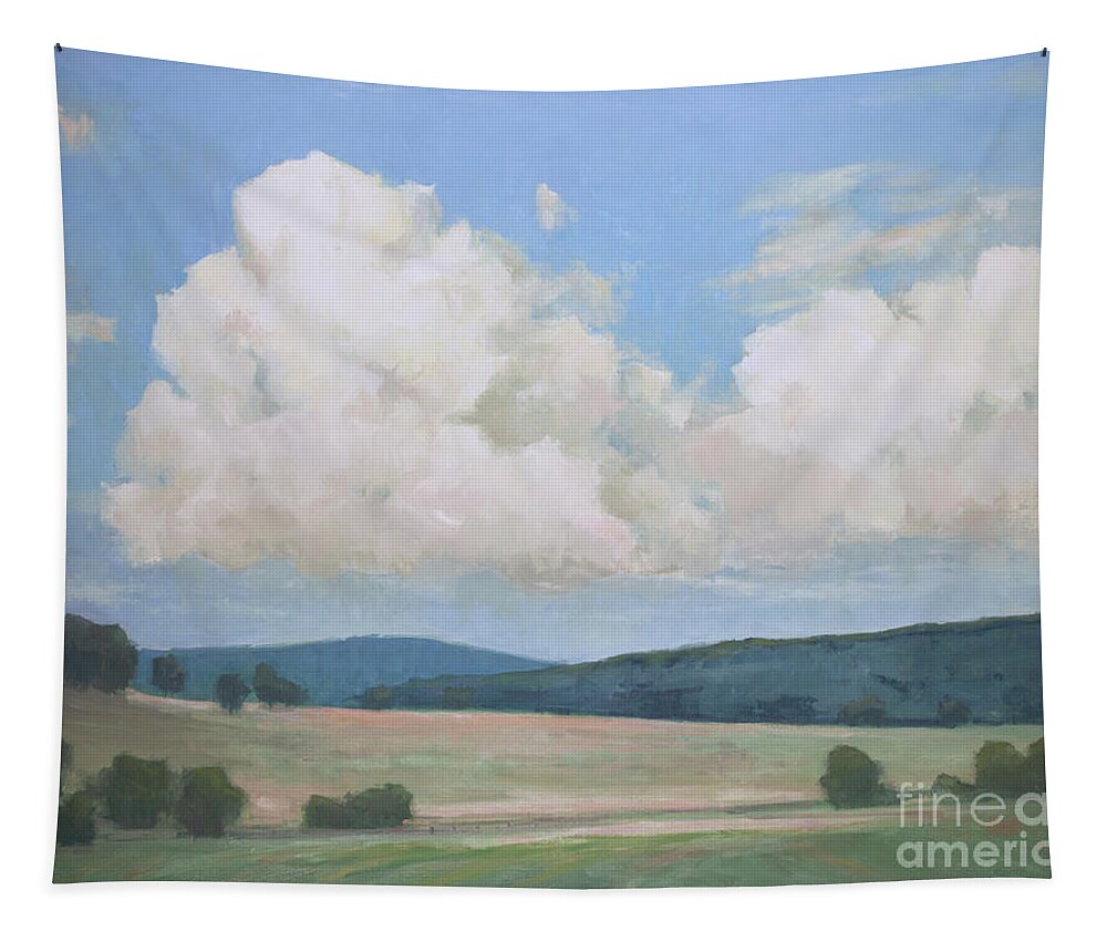 Tennessee Landscape Tapestry featuring the painting Everyday Glory by Tiffany Foss