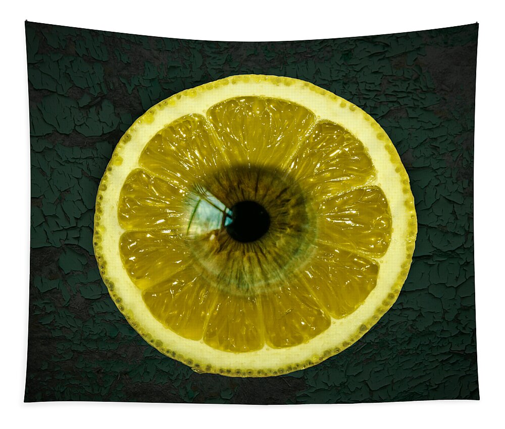 Fruit Tapestry featuring the digital art Eye Like Fruit by Ally White