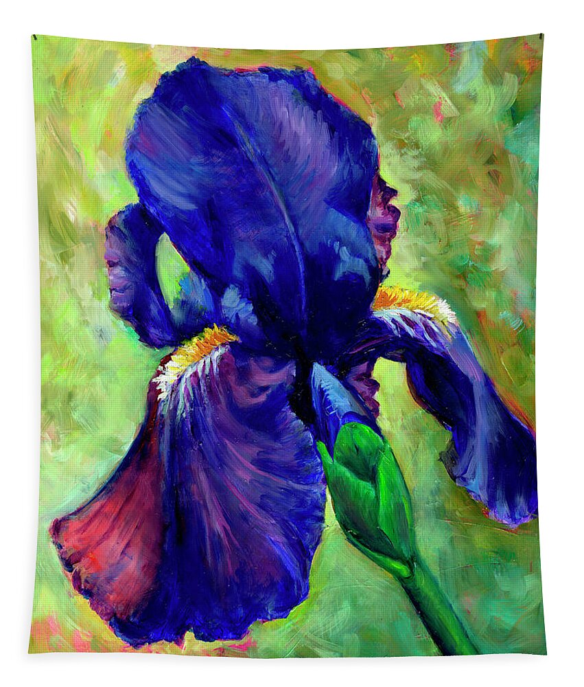 Iris Tapestry featuring the painting Fairest Among the Fair by Cynthia Westbrook