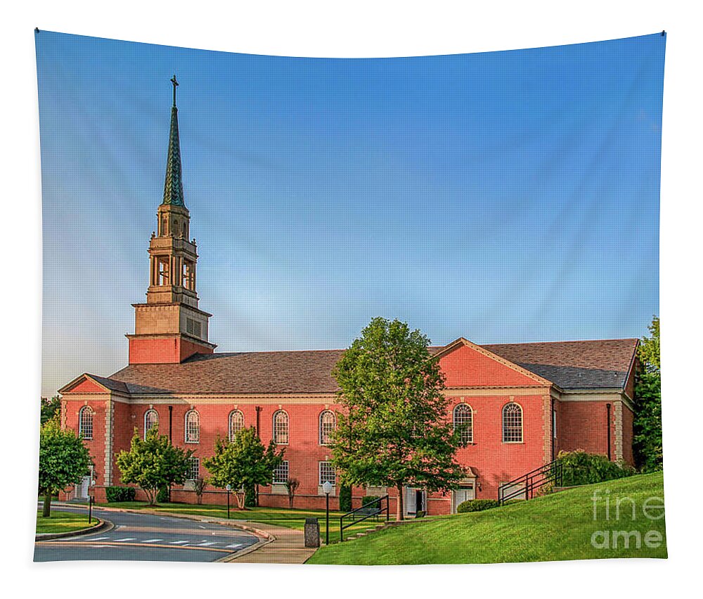 Seeger Tapestry featuring the photograph Seeger Chapel at Milligan by Shelia Hunt