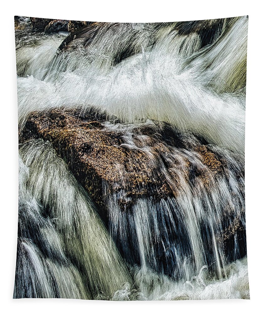 Falling Water Tapestry featuring the photograph Falling by Jim Signorelli