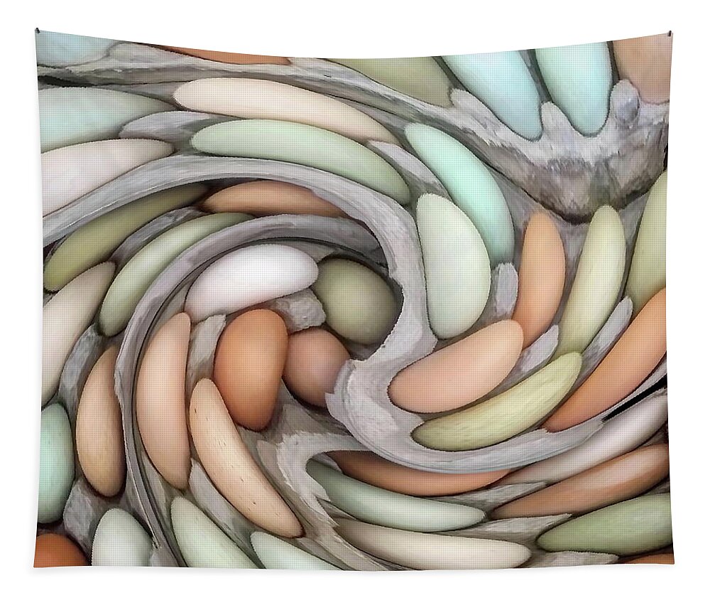 Eggs Tapestry featuring the photograph Farm Fresh Eggs by Andrea Kollo