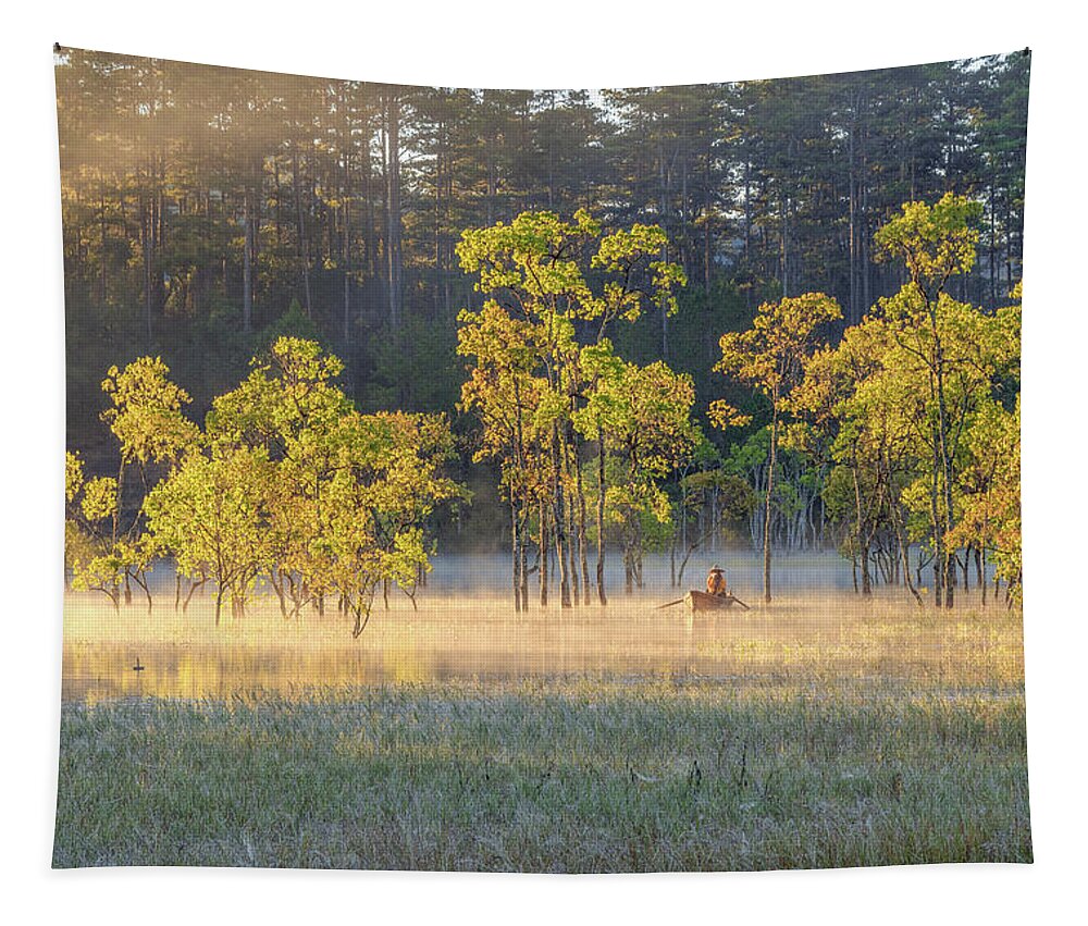 Awesome Tapestry featuring the photograph Feelings In The Spring by Khanh Bui Phu