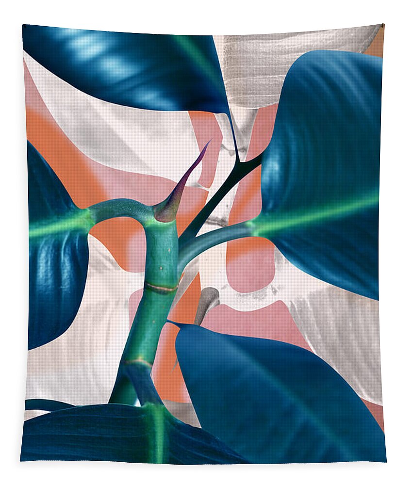 Summer Tapestry featuring the photograph Ficus elastica 2 by Mark Ashkenazi