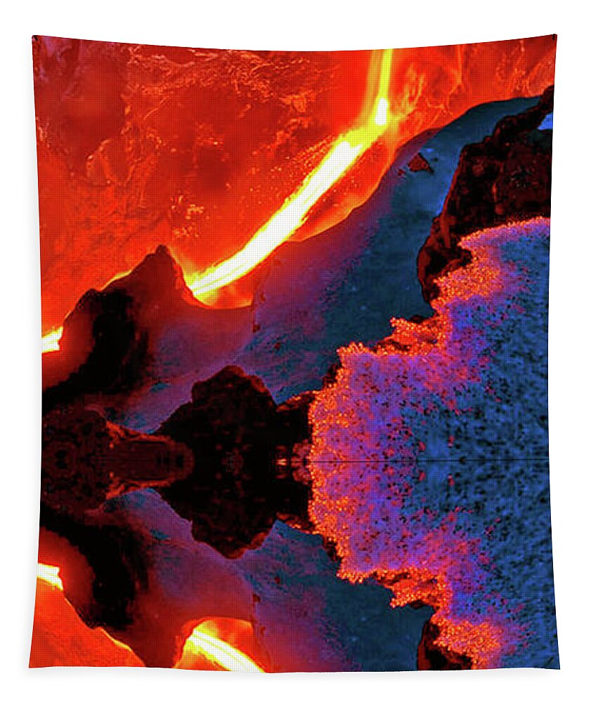 Fire Iv Tapestry featuring the painting IV by John Gholson