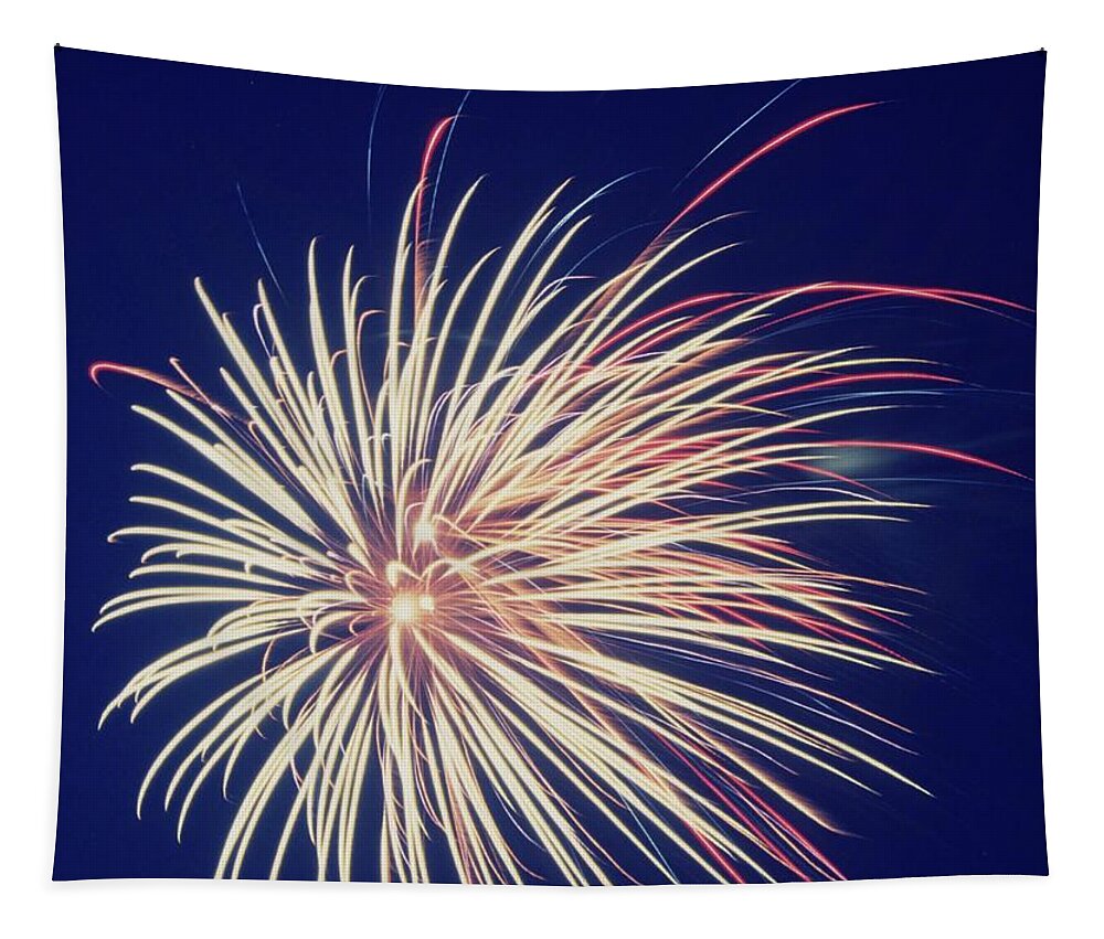 Firework Tapestry featuring the photograph Firework by Gordon James