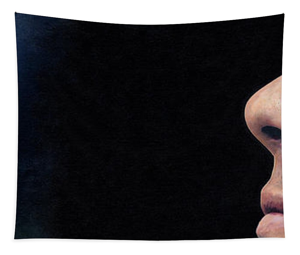 Ayrton Senna Tapestry featuring the painting First of May by Oleg Konin