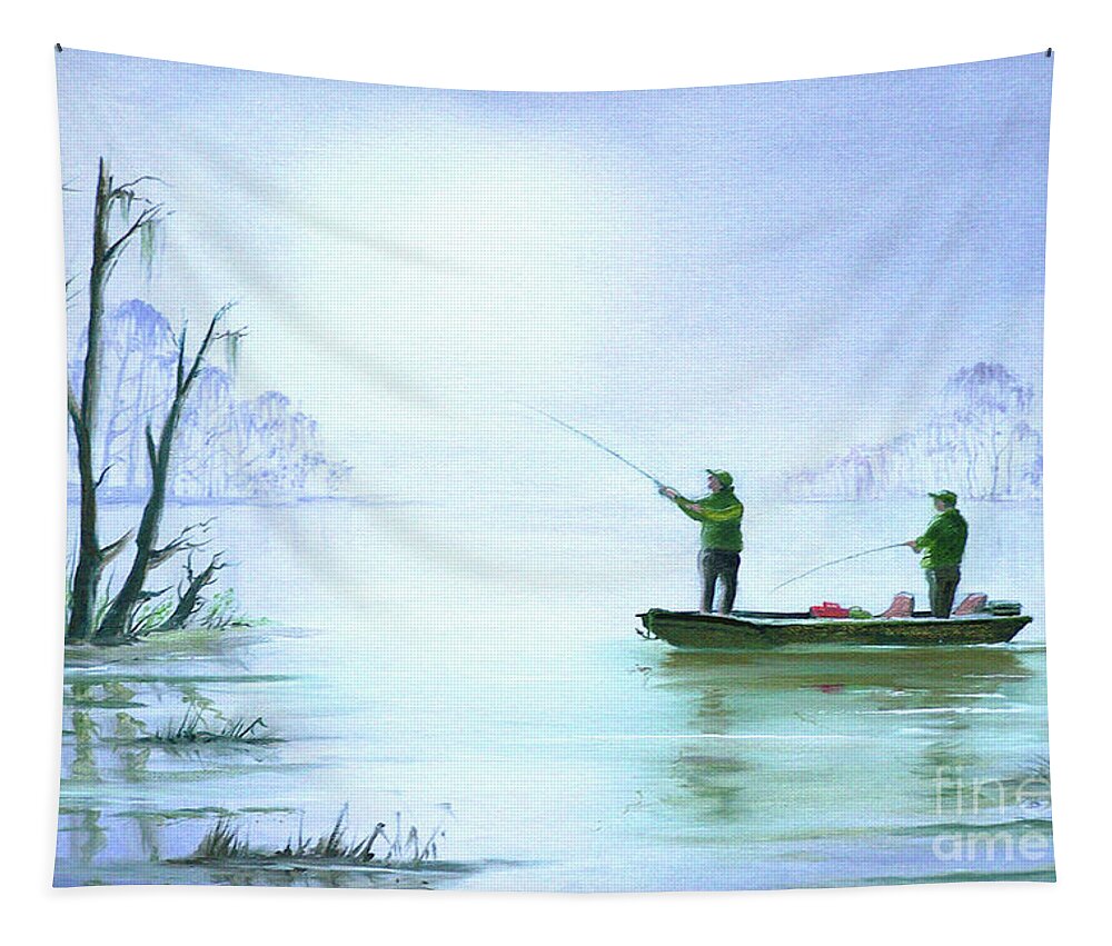 Fishing For Bass Tapestry