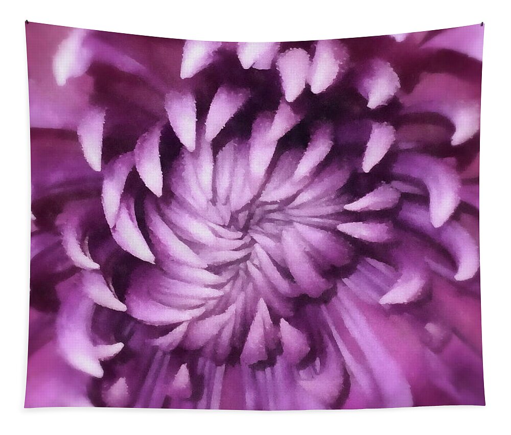 Tapestry featuring the photograph Flower Up Close and Personal by Andrea Kollo