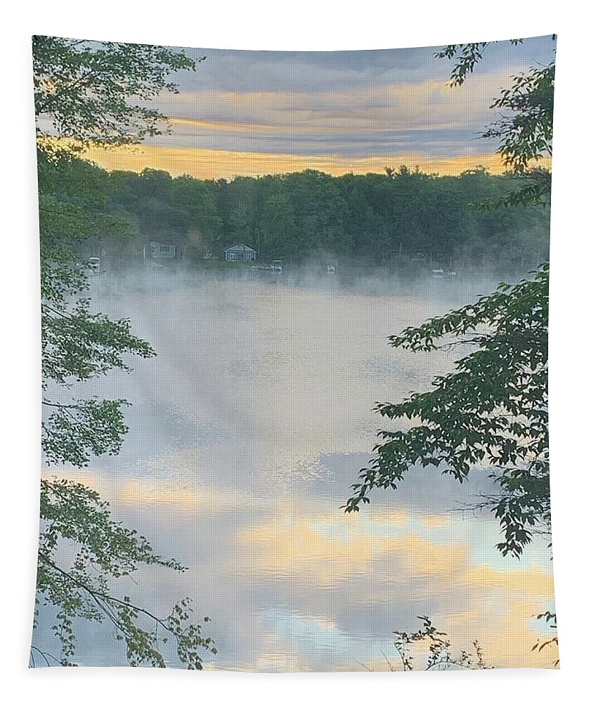 Photography Tapestry featuring the photograph Foggy Morning by Lisa White