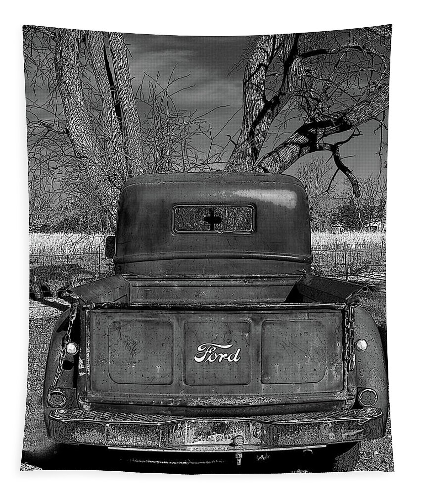 Ford Pickup Tapestry featuring the photograph Ford pickup by Jim Mathis