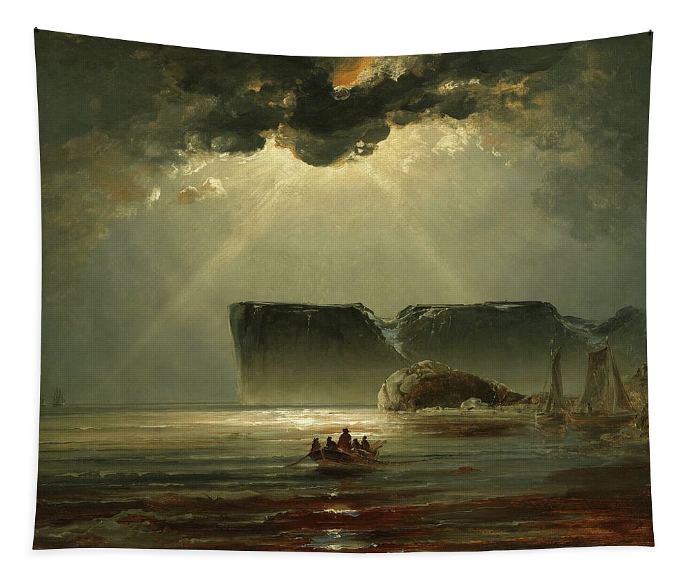 Peder Balke Tapestry featuring the painting From North Cape, 1840 by Peder Balke