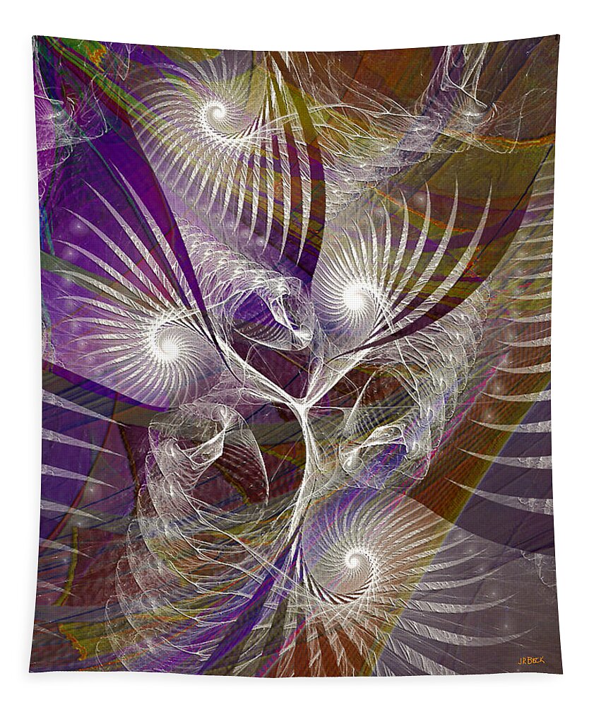 Frost Spirit Tapestry featuring the digital art Frost Spirit by Studio B Prints