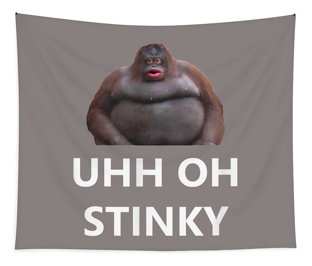 Funny Stinky Poop Dank Internet Memes Le Monkey Or Tapestry by Kievay Missa  - Fine Art America