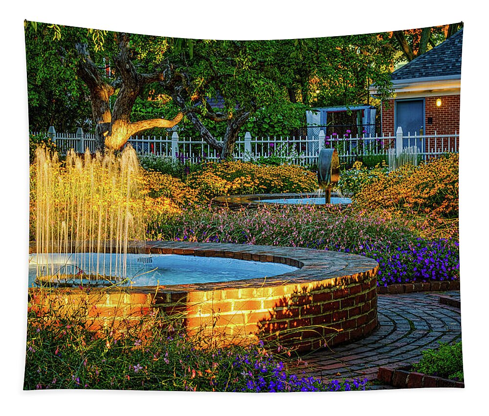 Autumn Tapestry featuring the photograph Garden Sunlight by Jeff Sinon