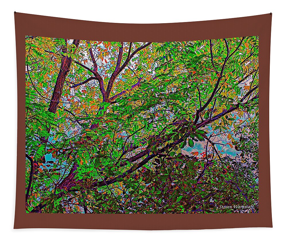 Nature Tapestry featuring the photograph Gardening by Steve Warnstaff