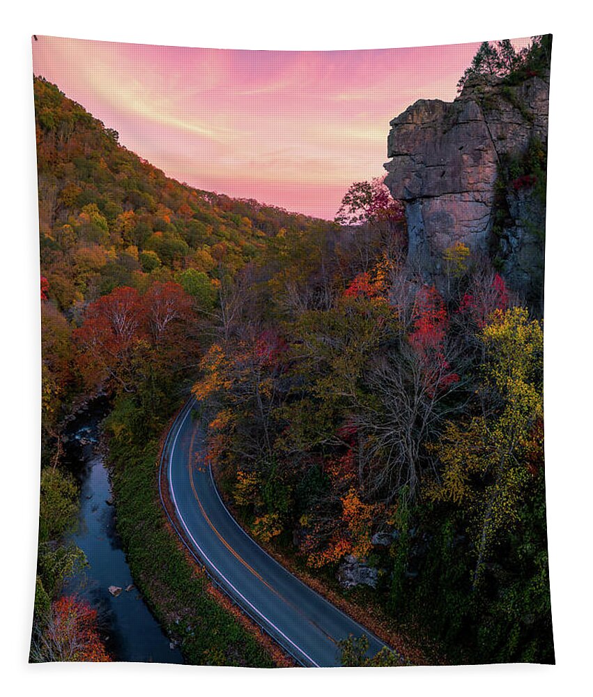Stone Face Tapestry featuring the photograph Gatekeeper by Anthony Heflin