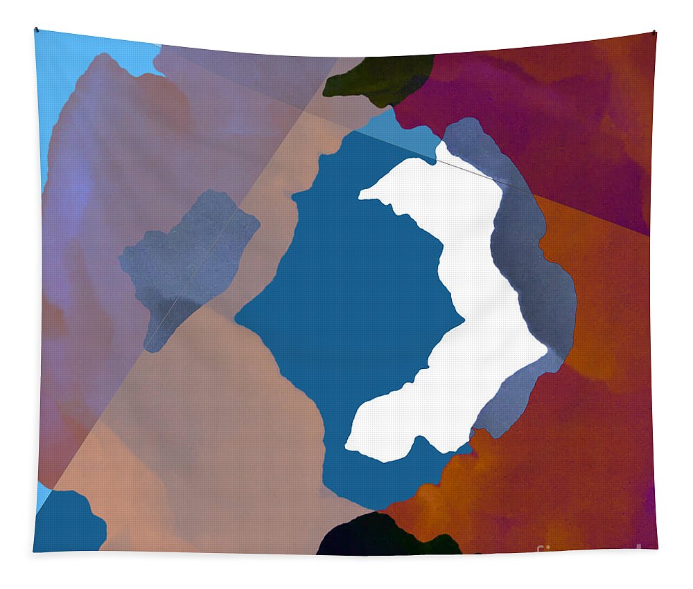 Contemporary Art Tapestry featuring the digital art Gather by Jeremiah Ray