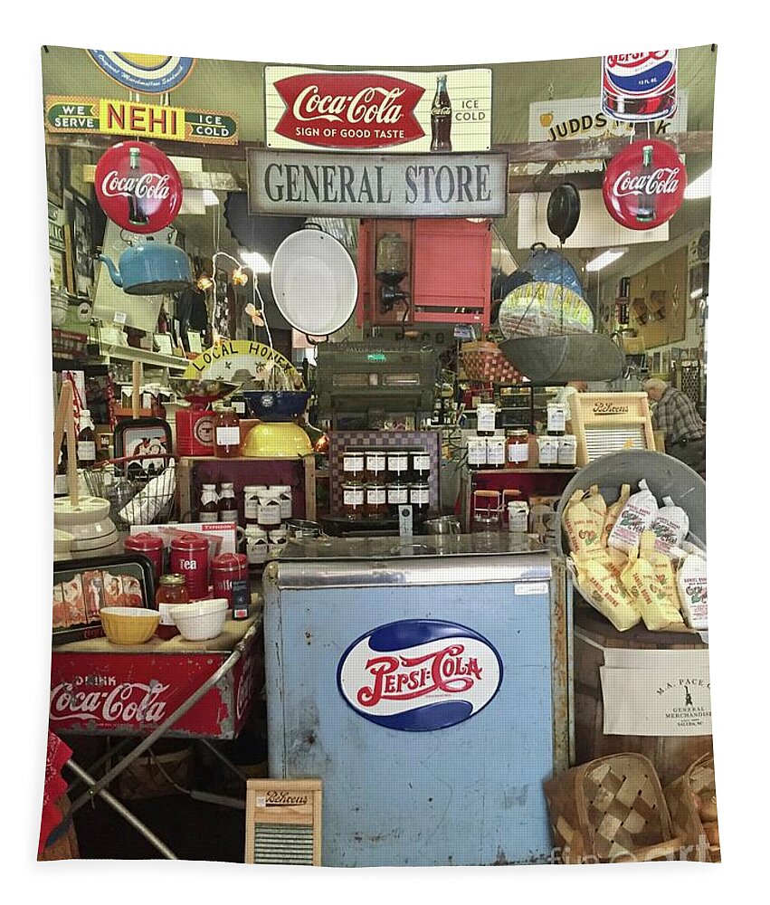 General Store Tapestry featuring the photograph General Store by Flavia Westerwelle