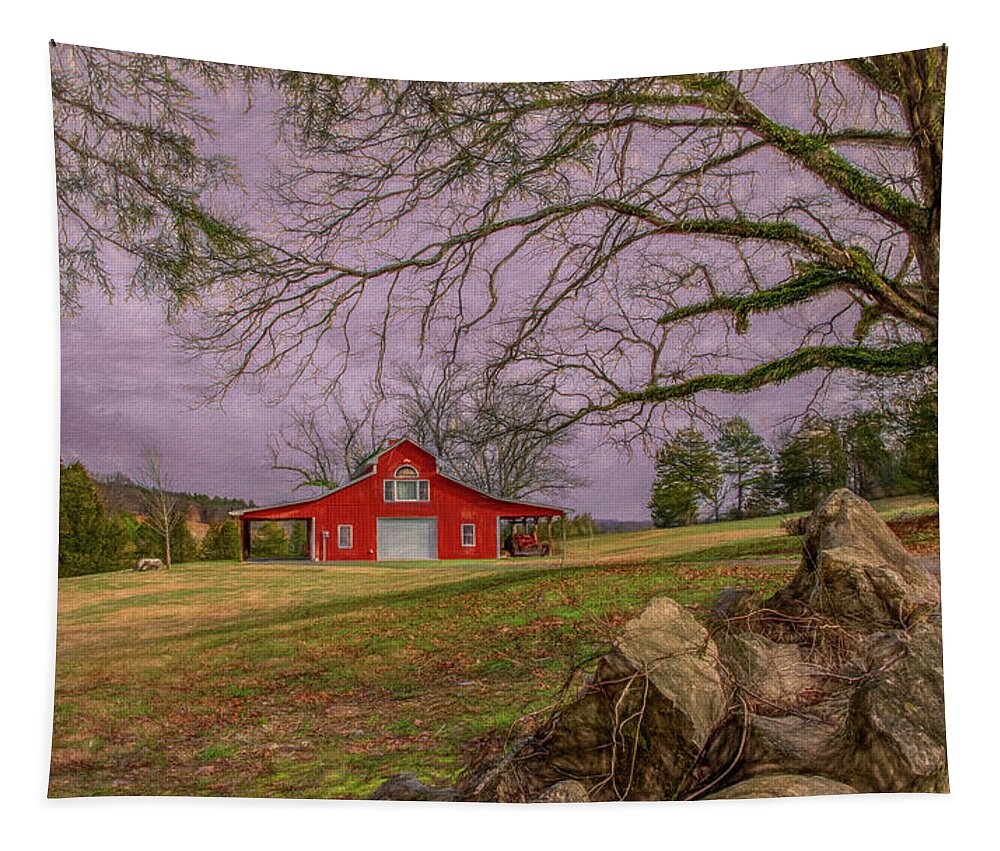 Tennessee Tapestry featuring the photograph Gentleman's Farm by Marcy Wielfaert