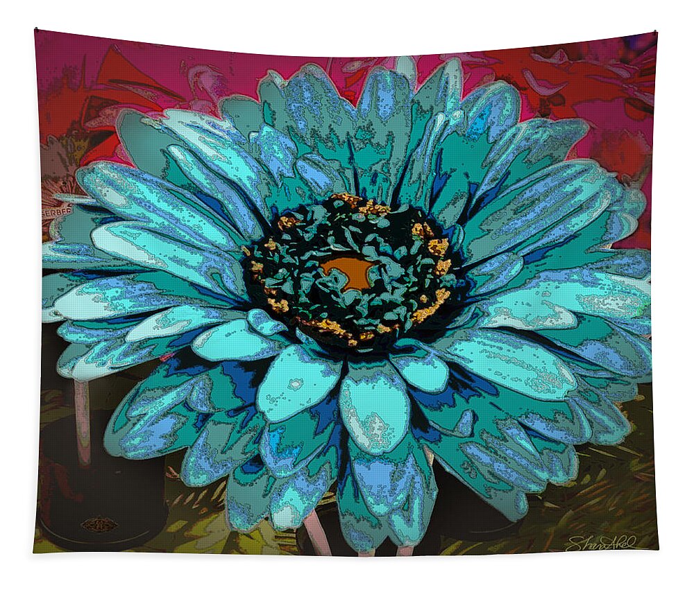 Flower Tapestry featuring the photograph Gerber Daisy by Shara Abel
