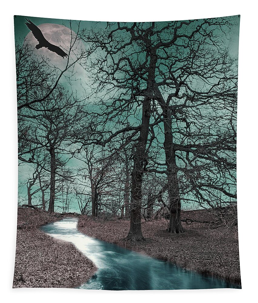 Ghostlands Tapestry featuring the digital art Ghostlands by Jason Fink