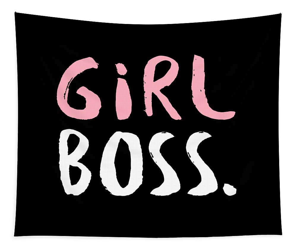 Entrepreneur Tapestry featuring the digital art Girl Boss by Jacob Zelazny