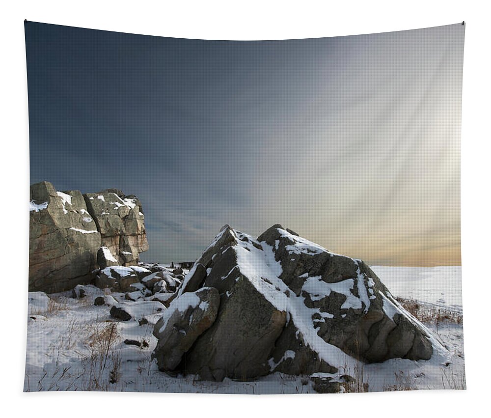 2019-11-07 Tapestry featuring the photograph Glacial Erratic 02 by Phil And Karen Rispin