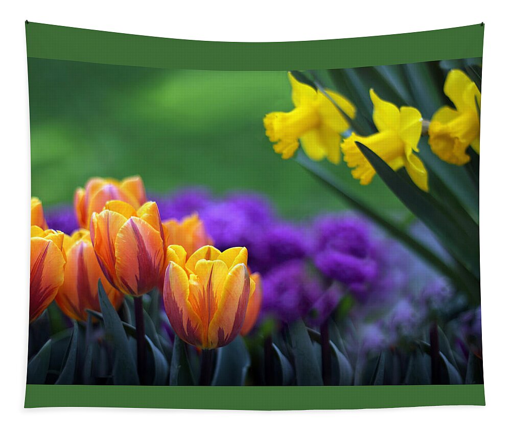 Tulips Tapestry featuring the photograph Glorious Garden by Jessica Jenney