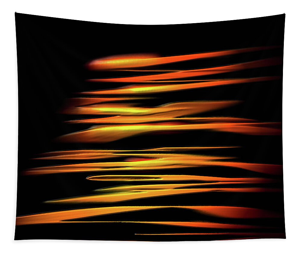 Glow Tapestry featuring the digital art Glowsom by Marina Flournoy